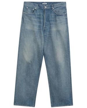 AURALEE Straight Jeans - Blue