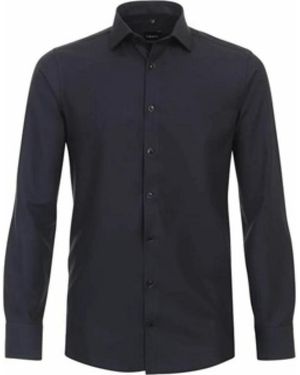 Venti Herren Freizeithemd Mit Langarm - Blau
