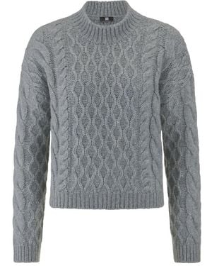 Riani Truien & Vesten ,Grijs ,Wol Round-Neck Truien