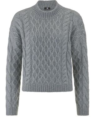 Riani Truien & Vesten ,Grijs ,Wol Round-Neck Truien