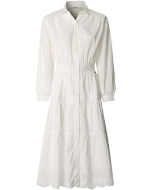 Pepe Jeans Shirt Dresses - White