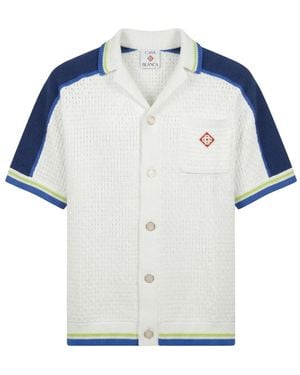 CASABLANCA Short Sleeve Shirts - Blue
