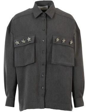 Brand Unique Overhemden ,Grijs ,Buw 24508 Overshirt