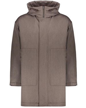 Herno Single-Breasted Coats - Brown