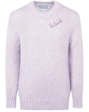 MC2 Saint Barth Truien & Vesten ,Paars ,Maglia