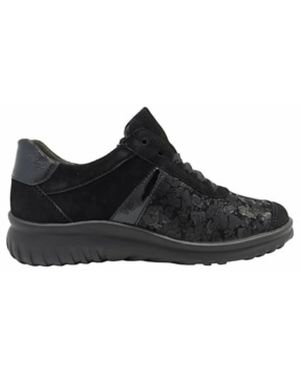 Semler Klassieke Volwassen Sneakers - Zwart