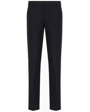 Emporio Armani Suit Trousers - Bleu