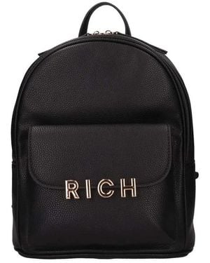 RICHMOND Rugzak Met Ritssluiting En Meerdere Zakken - Zwart