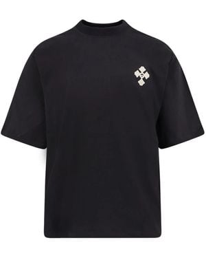Barrow Graue T-Shirts Und Polos Mit Logo-Print - Schwarz