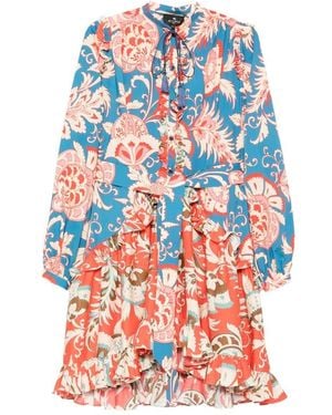 Etro Shirt Dress - Blauw