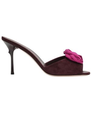 Roger Vivier Heeled Mules - Rosa