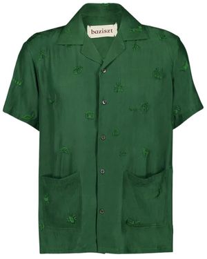 BAZISZT Short Sleeve Shirts - Groen