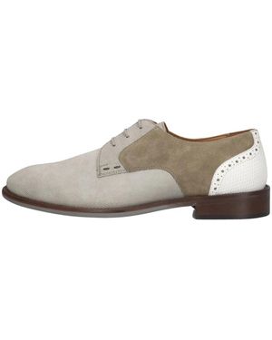 Stefano Lauran Schoenen ,Leer Msh 00100086 - Grijs