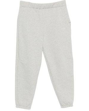 Calvin Klein Broeken ,Grijs ,Katoen High-Performance Double-Knit Jogger - Wit