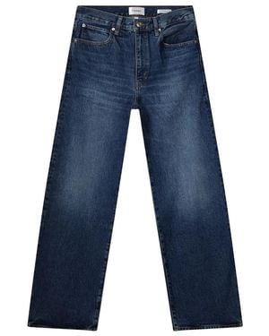FRAME Straight Jeans - Azul