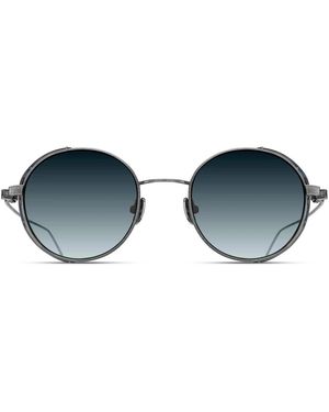 Matsuda M3152 Runde Sonnenbrille - Braun