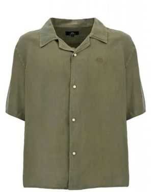 La Martina Short Sleeve Shirts - Green