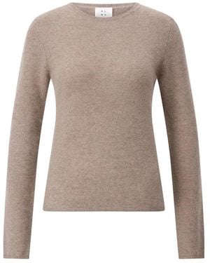 Almala Round-Neck Knitwear - Brown