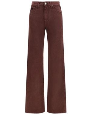 Jacob Cohen High-Rise Straight-Leg Jeans - Braun