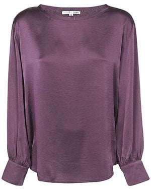 Zero C Blouses - Purple