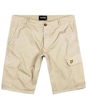 Lyle & Scott Korte Broeken ,Casual Shorts - Naturel