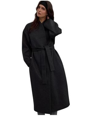 ESTRO Belted Coats - Black