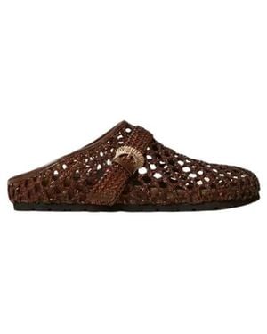 Twinset Mules - Brown