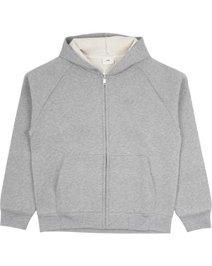 Autry Hoodies & Sweatvesten ,Grijs ,Katoen Hoodie Met Rits