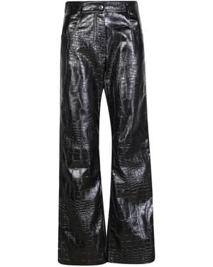MSGM Wide Trousers - Black