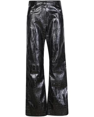 MSGM Wide Trousers - Black