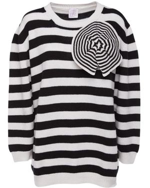 Stella Jean Round-Neck Knitwear - Zwart