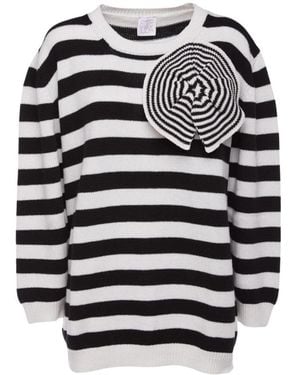 Stella Jean Round-Neck Knitwear - Noir