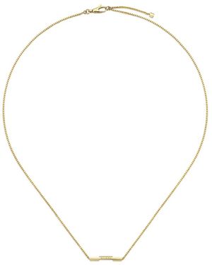 Gucci Link To Love 18K Necklace - Metallic