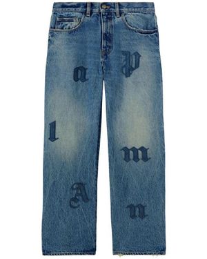 Palm Angels Logo Patch Pack Mit 5 - Blau