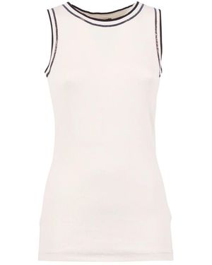 Fabiana Filippi Sleeveless Tops - Natural