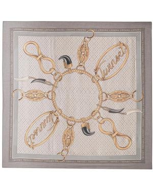 Twinset Keffiyeh Mit Ketten-Print - Natur