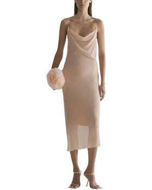 Mugler Kleedjes ,Roze ,Abito - Bruin