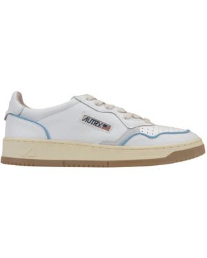 Autry Sneakers stringate in pelle - Bianco