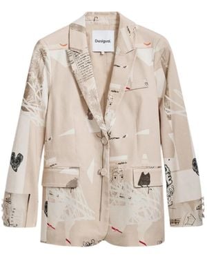 Desigual Blazers - Natural
