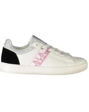 Napapijri Scarpe sportive bianche logo contrasto - Bianco