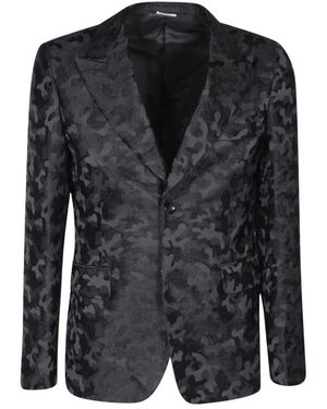 Comme des Garçons Kostuums ,Zwart ,Single-Breasted Jacket