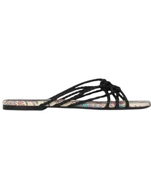 Etro Flip Flops - Schwarz