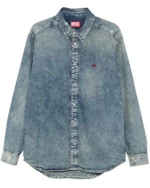 DIESEL Denim Shirts - Blue