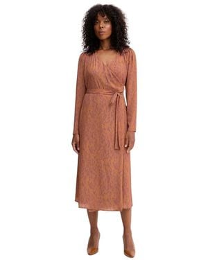 Silvian Heach Wrap Dresses - Marrón