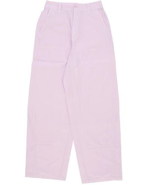 Obey Wide Trousers - Purple