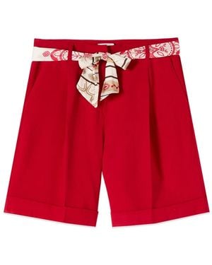 Oltre Casual Shorts - Rojo