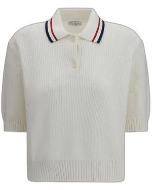 Brunello Cucinelli Round-Neck Knitwear - Gris