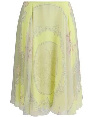 Versace Midi Skirts - Verde