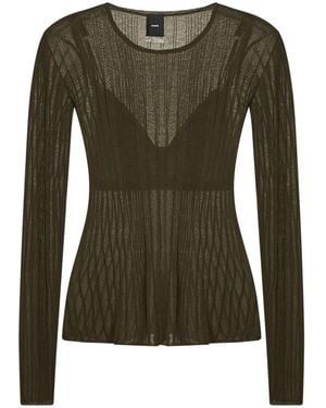 Pinko Long Sleeve Tops - Verde