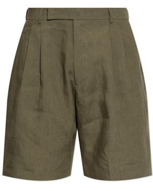 Paul Smith Korte Broeken ,Groen ,Linnen Linnen Shorts